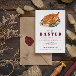 友情を育む感謝祭のディナー 招待状