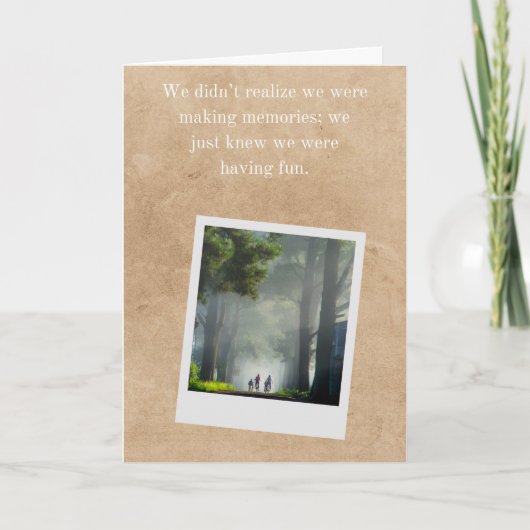 友情アドベンチャーカード 少年たち 自転車 友情 カード (正面)