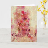 友情アメージング引用文さくらんぼブロッサム カード (黄色い花)