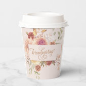 友情エレガントを育む面白さ 紙コップ (裏面)