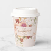 友情エレガントを育む面白さ 紙コップ (正面)