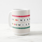 友情カラフルのブレスレメリーットが明るく コーヒーマグカップ (正面左)