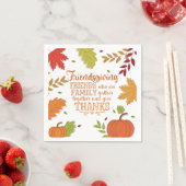 友情カラフルモダン付きナプキン スタンダードカクテルナプキン (インサイチュ)