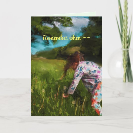 友情カードを覚える サンキューカード (正面)