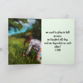 友情カードを覚える サンキューカード (内部)