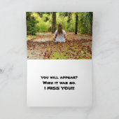 友情カードを集中する サンキューカード (内部)