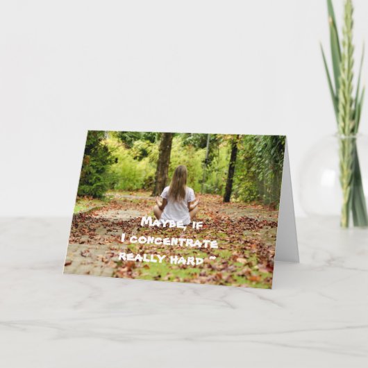 友情カードを集中する サンキューカード (正面)