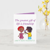 友情カード カード (黄色い花)