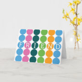 友情カード カード (黄色い花)