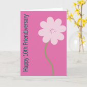 友情カード カード (黄色い花)