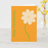 友情カード カード (黄色い花)