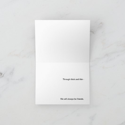 友情カード カード (内部)