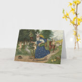 友情カード – 森の精神 カード (黄色い花)