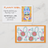 友情カード-皆のためのおもしろい 名刺 (正面/裏面)