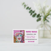 友情カード- SCCパターンパステル 名刺 (スタンド正面)