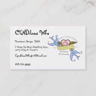 友情カードSCC記念日のデザイン 名刺