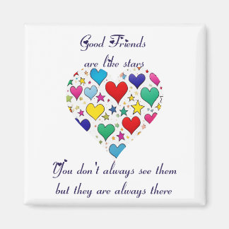 友情ギフト良い友達は星のようなものだ マグネット