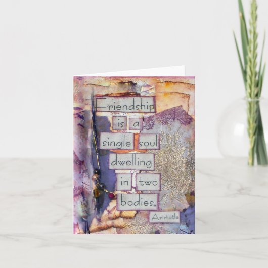 友情コラージュ | Friendshipは独身の Soul カード (正面)