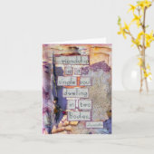 友情コラージュ | Friendshipは独身の Soul カード (黄色い花)