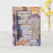 友情コラージュ | Friendshipは独身の Soul カード (黄色い花)