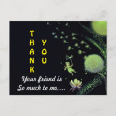 友情サンキューカード ポストカード (正面)