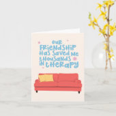 友情セラピー カード (黄色い花)