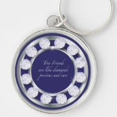 友情ダイヤモンド キーホルダー (正面)