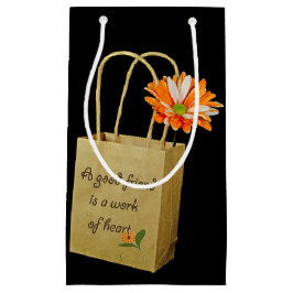 友情デイジーイン紙バッグ スモールペーパーバッグ