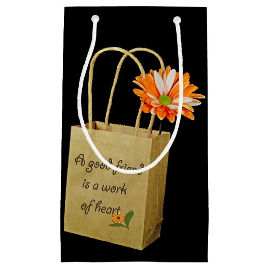 友情デイジーイン紙バッグ スモールペーパーバッグ (正面)