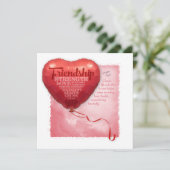 友情ハートバルーン カード (スタンド正面)