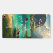 友情バナー – 1コリント15:33 NIV 横断幕 (横)