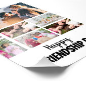 友情パーソナライズされたの日8写真コラージュ フォトプリント            (角)