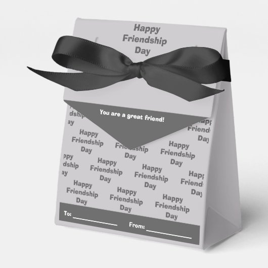 友情パーソナライズされたの日 フェイバーボックス (正面サイド)
