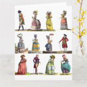 友情フランスのファッションリージェンシーマリーアントワネット カード (黄色い花)