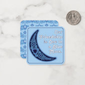 友情ブルームーンキッズスクールバレンタインデー ノートカード (正面/裏面インサイチュ)