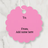 友情ブレスレットベジュエリートバレンタインデー フェイバータグ (裏面)