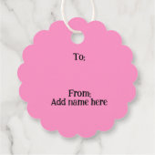 友情ブレスレットベジュエリートバレンタインデー フェイバータグ (裏面)