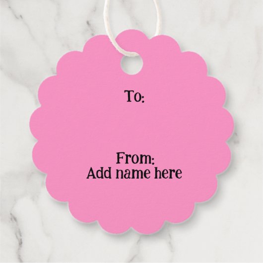 友情ブレスレットベジュエリートバレンタインデー フェイバータグ (裏面)