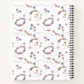 友情ブレスレット ガールアクセサリー ティーンジャーナル ノートブック (裏面)