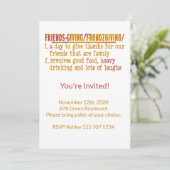 友情モダンある招待状 招待状 (スタンド正面)