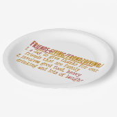 友情モダンの ペーパープレート (アングル)