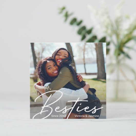 友情モダン写真ギフト (スタンド正面)