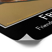 友情ラディバグ感動的引用文 ポスター (角)