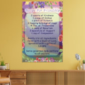 友情レシピ キャンバスプリント (インサイチュ (リビング))