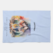 友情前向き肯定 キッチンタオル (横)