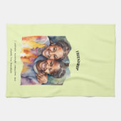 友情前向き肯定 キッチンタオル (横)