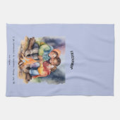 友情前向き肯定 キッチンタオル (横)