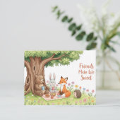 友情国際的の日はがき ポストカード (スタンド正面)