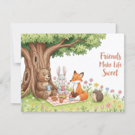 友情国際的の日はがき ポストカード