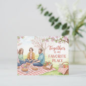 友情国際的の日はがき ポストカード (スタンド正面)